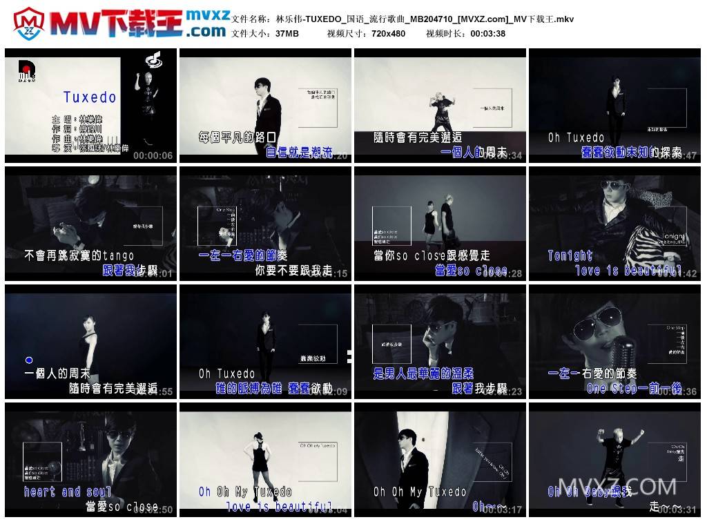 林乐伟-TUXEDO_国语_流行歌曲_MB204710
